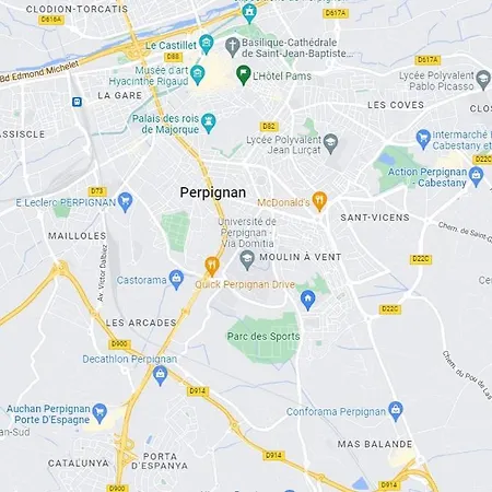 T2 30m2 Au Calme, Vue Montagnes, Apercu Mer Appartamento Perpignano